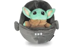 Baby Yoda The Child in Cradle Ball Figure Dog Toy &vert; Small Plush Toys Fabric Plush Dog Toy&comma; Squeaky Plush Toys for All Dogs&comma;Multi&comma;4 Inch&comma;FF15146