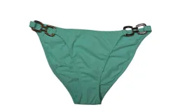 Pq Swim Women&apos;s Chain Strap Full Bikini Bottom Swimsuit In Aqua
