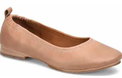 Sofft Kenni Leather Flats In Rose Taupe