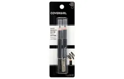 Easy Breezy Brow Set - 500 Black by CoverGirl for Women - 3 Pc 2 x 0&period;6oz Eyebrow Pencil&comma; Sharpener