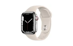 Apple Watch Series 7 &lpar;GPS&comma; 41MM&rpar; -Silver Aluminum Case with Starlight Sport Band &lpar;Renewed Premium&rpar;