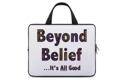 Beyond&comma;belief&comma;its All Good Laptop Bag Women Man 10 12 13 15 17 Inch Office Notebook Travel Computer Handbag Waterproof Bag Notebook Cover
