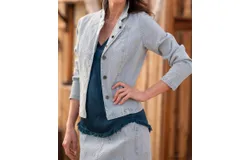 Xcvi Ingelbert Blazer In Dew Drop Pigment