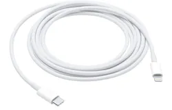 Apple - 6&period;6&apos; &lpar;2M&rpar; USB Type C-to-Lightning Charging Cable - White