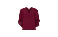 Anna Cate Nina Top In Beet Red