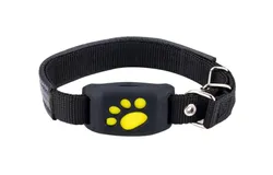 GPS locator&comma; dog cat collar GPS locator&comma; smart pet tracker&comma; anti-lost location tracking&comma; mini waterproof locator