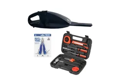 Pursonic Car Vacuum&comma; Handy Solutions 9-Piece Tool Kit & 11-in-1 Multifunction Tool Bundle – The Ultimate Home & Auto Essential Set