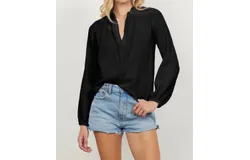 Lamade Santa Fe Gauze Top In Black