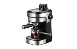 Semi-Automatic Expresso Coffee Machine Office Espresso Maker With Milk Frother Removable Water Tank For Latte And Cappuccino