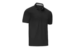 Mio Marino Designer Golf Polo Shirt-Black-2XL
