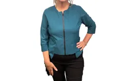 Kozan Arturo Zip Up Jacket In Pine