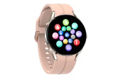 Intelligent 1&period;32" Health Monitoring Smart Watch with Bluetooth Calling&comma; Non-Invasive Blood GluCo&comma; ECG&comma; Uric Acid&comma; and Blood Lipids Tracking-Gold&plus;Pink