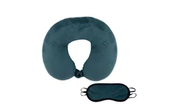 Memory Foam Travel Pillow with Sleep Mask