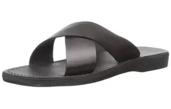 Jerusalem Sandals Elan Slide Sandal In Black