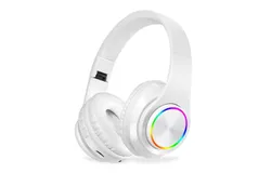 B39 RGB Luminous Wireless BT 5&period;0 Gaming Headset Stereo Headphone Foldable Earphone Headphone Mic