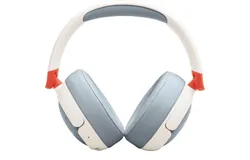 JBL - Junior 470NC Kids Wireless Over-Ear Noise Canceling Headphones - White