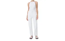 Agolde Cooper Cargo Jeans In Milkshake