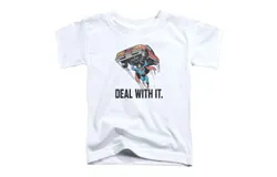 DC Comics Deal With It Short Sleeve Juvenile Tee &sol; T-Shirt