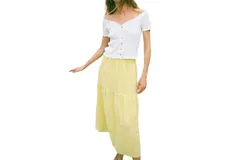 Nation Ltd Esmeralda Skirt In Nectar