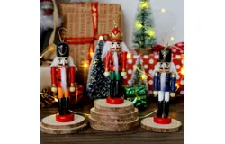 Nutcracker Christmas Decorations 6Pcs Christmas Nutcrackers Ornaments, Nutcracker Figures for Christmas Tree Ornaments Birthday Gift Home Party Xmas Decorations