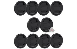 &lpar;10 Pack&rpar; 58mm Center Pinch Snap On Lens Cap Front Dust Cover for Canon Nikon Sony Fujifilm SLR Mirrorless Camera