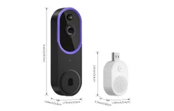 Visual doorbell Camera wifi Smart HD night vision doorbell remote electronic cat eye camera for home use