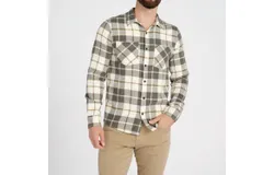 Thread & Supply Xander Flannel Long Sleeve Shirt In Black Olive