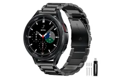 Samsung Galaxy Watch 4 Classic 42mm Smartwatch with ECG Monitor Tracker for Health Fitness Running Sleep Cycles GPS Fall Detection Bluetooth US Version&comma; Black &lpar;Renewed&rpar;