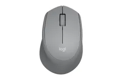 Logitech M330 SILENT Wireless Mouse&comma; 2&period;4GHz with USB Receiver&comma; Long Battery Life&comma; for PC&comma; Mac&comma; Laptop&comma; Chromebook -gray