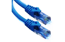 5 Core Ethernet Cable 1&period;5 ft Long Cat 6 Computer Internet Patch Cord WiFi RJ45 for Gaming Outdoor Use