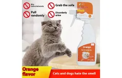 DOLAIMENG Dog 3-in-1 Cat and Kitten Training Aid &vert; Cat Deterrent Spray for Indoor and Outdoor Use &vert; Cat Repellent Spray for Furniture &vert; Establish Boundaries and Keep Cats Away Made in China &lpar;17 oz&rpar; 510ml