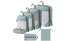 1 Set Compression Packing Cubes Compressible Travel Packing Organizer for Carry on Suitcase