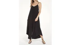 Z Supply Flared Jumpsuit In Black