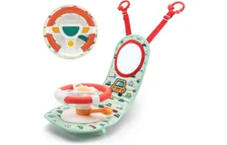 Music Wheels Baby Toys&comma; Car Wheels Music Activity Game Center&comma; a travel companion for your baby&comma; entertain and relax with sound and lights to make driving easier