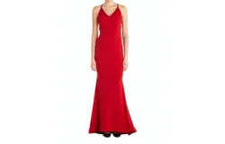 Issue New York Evening Gown In Red