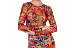Bela Brand Julia Top In Printing Harmonia