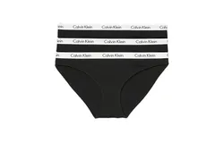 3 Packs Calvin Klein Girls' Modern Cotton Bikini Panty Black&sol;Black&sol;Black
