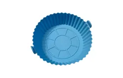 Reusable Air Fryer Liner Silicone Air Fryer Pot Easy Cleaning Round Silicone Liner Replacement for 3L to 5L Air Fryer