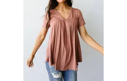 Mittoshop Bamboo Knit Top In Ginger