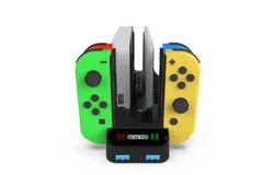 Switch OLED Multi-Functional Charging Storage Set&comma; Nintendo Grip Dock Dock Charger Game Case Organizer