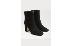 Sam Edelman Women&apos;s Fawn Ankle Bootie In Suede Black