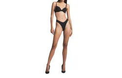 Skims Fits Everybody T-Shirt Demi Bra In Onyx