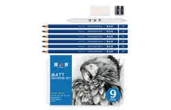 Matte Sketch Drawing Pencil Painting Set Art Student Professional Exam Brush