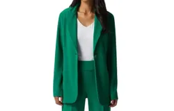 Joseph Ribkoff Single Button Blazer In Green