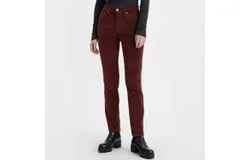 Levi&apos;s 724 High Rise Slim Straight Corduroy Pants In Brown