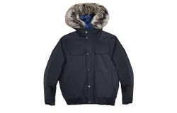 Michael Kors Men Down Puffer Bomber Coat Jacket In Black