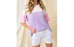 Lovely Melody Pastel Primavera Top In Multi