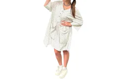 Jaded Gypsy Day Dreamin&apos; Tunic Dress In Cream