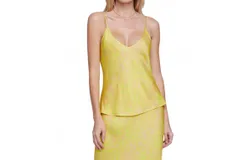 L&apos;agence Lexi Camisole Top In Multi Python Snake