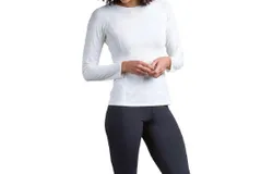 Exofficio Give-N-Go Performance Base Layer Crew Tee In Alyssum